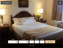 Tablet Screenshot of friendshipinn.com
